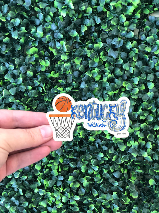 Kentucky basketball sticker