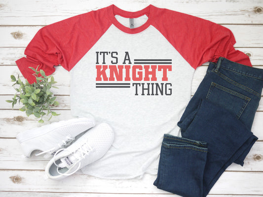 St Joe Knights 3/4 raglan