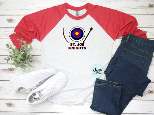 St Joe Knights Archery Raglan