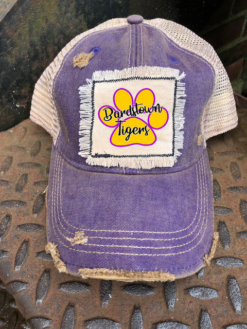 Distressed Patch Bardstown Tigers hat