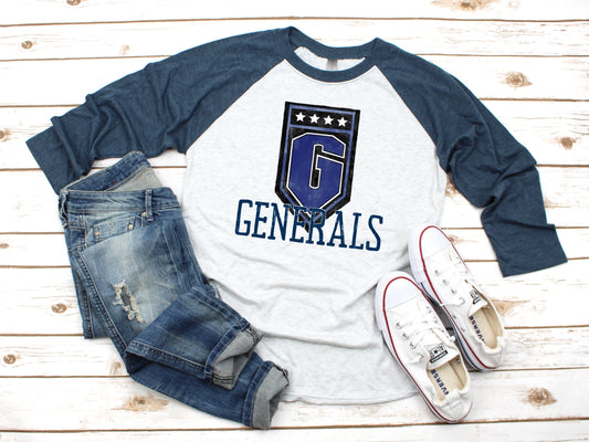 Generals Mascot Raglan